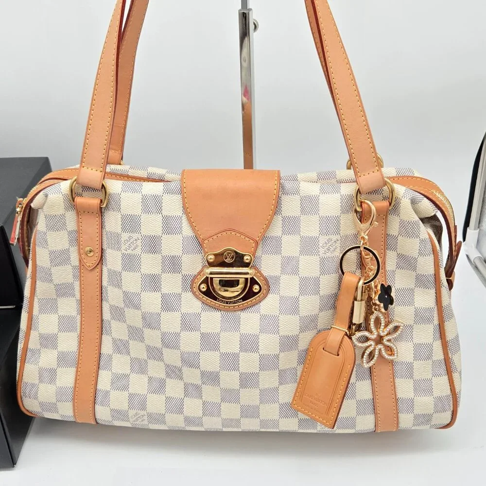 Authentic Louis Vuitton Luggage Nametag and Gold Padlock with Unbranded Keycharm - Picture 2 of 12